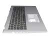 Keyboard incl. topcase DE (german) black/silver with backlight original suitable for Acer Aspire 5 (A515-56)