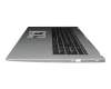 Keyboard incl. topcase DE (german) black/silver with backlight original suitable for Acer Aspire 5 (A517-52G)