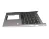 Keyboard incl. topcase DE (german) black/silver with backlight original suitable for Acer Swift 3 (SF314-41)