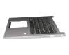Keyboard incl. topcase DE (german) black/silver with backlight original suitable for Acer Swift 3 (SF314-41G)