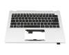 Keyboard incl. topcase DE (german) black/silver with backlight original suitable for Acer Swift Go 14 (SFG14-71)