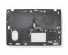 Keyboard incl. topcase DE (german) black/silver with backlight original suitable for Asus VivoBook P1700UQ