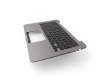 Keyboard incl. topcase DE (german) black/silver with backlight original suitable for Asus ZenBook UX330UA