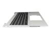Keyboard incl. topcase DE (german) black/silver with backlight original suitable for HP EliteBook 860 G11