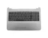 Keyboard incl. topcase DE (german) black/silver with gray keyboard lettering original suitable for HP EliteBook x360 1030 G2 (3ZF99EA)