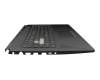Keyboard incl. topcase DE (german) black/transparent/black with backlight original suitable for Asus TUF Gaming A17 FA706QR
