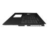 Keyboard incl. topcase DE (german) black/transparent/black with backlight original suitable for Asus TUF Gaming A17 FA707RM