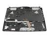 Keyboard incl. topcase DE (german) black/transparent/black with backlight original suitable for Asus TUF Gaming F15 FX506HEB