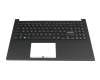 Keyboard incl. topcase DE (german) black/white/black original suitable for Asus E1504GA
