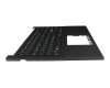 Keyboard incl. topcase DE (german) black/white/black original suitable for Asus E1504GA