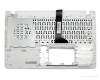 Keyboard incl. topcase DE (german) black/white original suitable for Asus R513CL