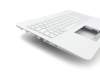 Keyboard incl. topcase DE (german) black/white original suitable for Asus R558UQ