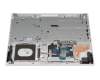 Keyboard incl. topcase DE (german) black/white original suitable for Lenovo IdeaPad L340-15IWL (81LG)