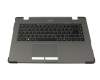 Keyboard incl. topcase DE (german) black with backlight original suitable for Acer Enduro Urban N3 (EUN314-51W)