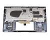 Keyboard incl. topcase DE (german) blue/blue with backlight original suitable for Asus ZenBook 14 UX434FA