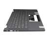 Keyboard incl. topcase DE (german) dark grey/grey (platinum grey) original suitable for Lenovo IdeaPad Flex 5-14ARE05 (82DF)