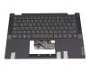 Keyboard incl. topcase DE (german) dark grey/grey (platinum grey) suitable for Lenovo IdeaPad Flex 5-14ARE05 (82DF)