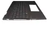 Keyboard incl. topcase DE (german) grey/anthracite with backlight original suitable for HP Envy x360 15-ds0000