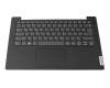 Keyboard incl. topcase DE (german) grey/black original suitable for Lenovo V14 G4 AMN (82YT/83GE)