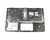 Keyboard incl. topcase DE (german) grey/black with backlight original suitable for HP Pavilion x360 11-u000