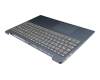 Keyboard incl. topcase DE (german) grey/blue original suitable for Lenovo IdeaPad 330S-15AST (81F9)