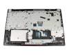 Keyboard incl. topcase DE (german) grey/grey original suitable for Lenovo IdeaPad 320-15IAP (81A3)