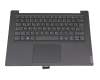 Keyboard incl. topcase DE (german) grey/grey original suitable for Lenovo V14-ADA (82C6)