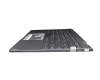 Keyboard incl. topcase DE (german) grey/grey original suitable for Medion Akoya E4271 (YM14GR)