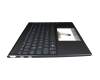 Keyboard incl. topcase DE (german) grey/grey with backlight original suitable for Asus ZenBook 13 UX325EA
