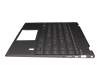 Keyboard incl. topcase DE (german) grey/grey with backlight original suitable for HP Envy x360 13-ar0300
