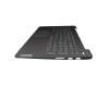 Keyboard incl. topcase DE (german) grey/grey with backlight original suitable for Lenovo IdeaPad 5-15ITL05 (82FG)