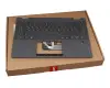 Keyboard incl. topcase DE (german) grey/grey with backlight original suitable for Lenovo IdeaPad Flex 5-14IIL05 (81WS/81X1)