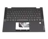 Keyboard incl. topcase DE (german) grey/grey with backlight original suitable for Lenovo IdeaPad Flex 5-14IIL05 (81WS/81X1)