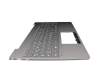 Keyboard incl. topcase DE (german) grey/grey with backlight original suitable for Lenovo IdeaPad S540-15IWL (81NE/81Q1)