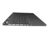 Keyboard incl. topcase DE (german) grey/grey with backlight original suitable for Lenovo Legion Slim 5-16APH8 (82Y9)