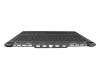 Keyboard incl. topcase DE (german) grey/grey with backlight original suitable for Lenovo Legion Slim 5-16APH8 (82Y9)