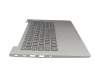 Keyboard incl. topcase DE (german) grey/grey with backlight original suitable for Lenovo ThinkBook 14 G2 ARE (20VF)