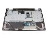 Keyboard incl. topcase DE (german) grey/grey with backlight original suitable for Lenovo Yoga C740-15IML (81TD)