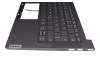 Keyboard incl. topcase DE (german) grey/grey with backlight original suitable for Lenovo Yoga Slim 7-14ITL05 (82A3)