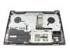 Keyboard incl. topcase DE (german) grey/grey with backlight original suitable for Lenovo Yoga Slim 7 Pro 16ARH7 (82UW)