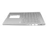 Keyboard incl. topcase DE (german) grey/silver original suitable for Asus VivoBook 15 X509FA