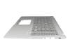 Keyboard incl. topcase DE (german) grey/silver original suitable for Asus VivoBook 15 X515EA