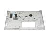 Keyboard incl. topcase DE (german) grey/silver original suitable for Asus Vivobook 17 P1704VA