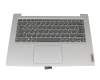 Keyboard incl. topcase DE (german) grey/silver original suitable for Lenovo IdeaPad 3-14ARE05 (81W3)