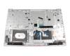 Keyboard incl. topcase DE (german) grey/silver original suitable for Lenovo IdeaPad 330-15ICN (81EY)