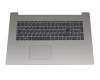 Keyboard incl. topcase DE (german) grey/silver original suitable for Lenovo IdeaPad 330-17ICH (81FL)