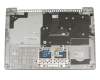 Keyboard incl. topcase DE (german) grey/silver original suitable for Lenovo IdeaPad 330S-14AST (81F8)
