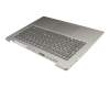 Keyboard incl. topcase DE (german) grey/silver original suitable for Lenovo IdeaPad 330S-14IKB (81F4/81JM)
