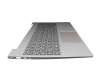 Keyboard incl. topcase DE (german) grey/silver original suitable for Lenovo IdeaPad S340-15IML (81NA)