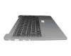 Keyboard incl. topcase DE (german) grey/silver with backlight original suitable for Lenovo IdeaPad 5 Pro-14ACN6 (82L7)